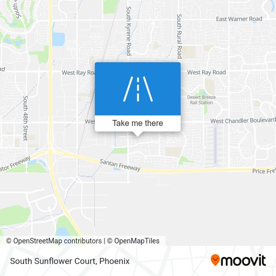 South Sunflower Court map