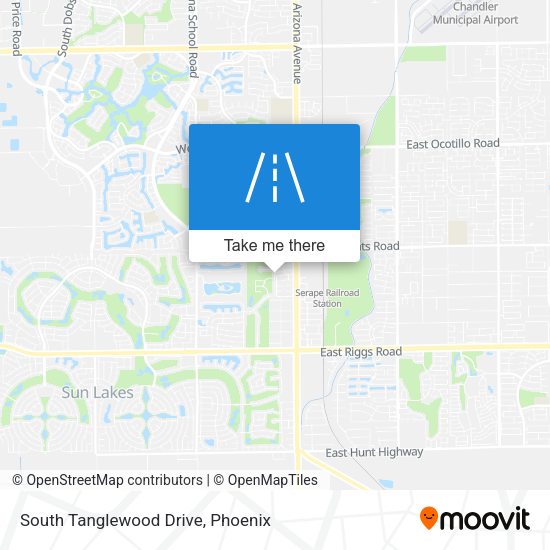 Mapa de South Tanglewood Drive