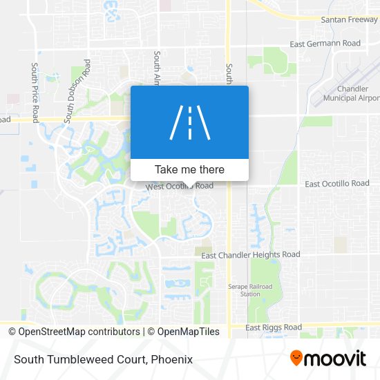 South Tumbleweed Court map