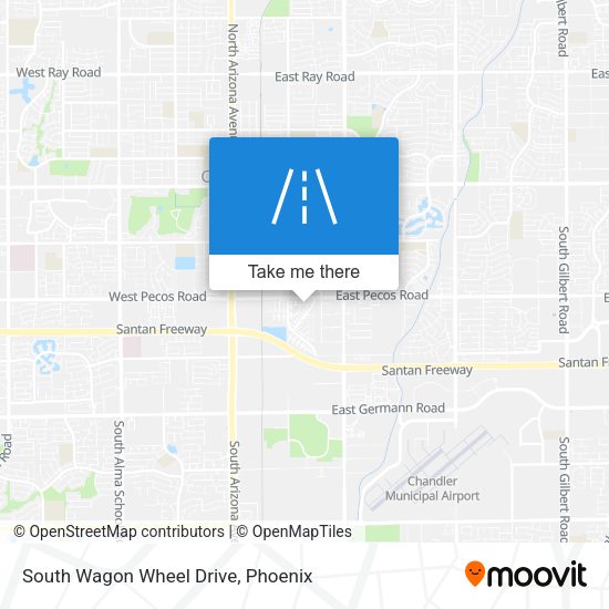 South Wagon Wheel Drive map