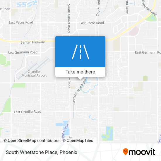 Mapa de South Whetstone Place