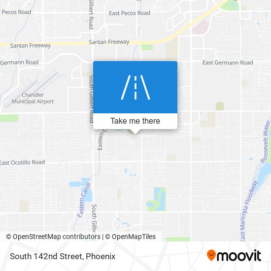 South 142nd Street map