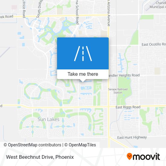 West Beechnut Drive map