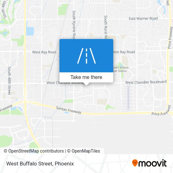 Mapa de West Buffalo Street