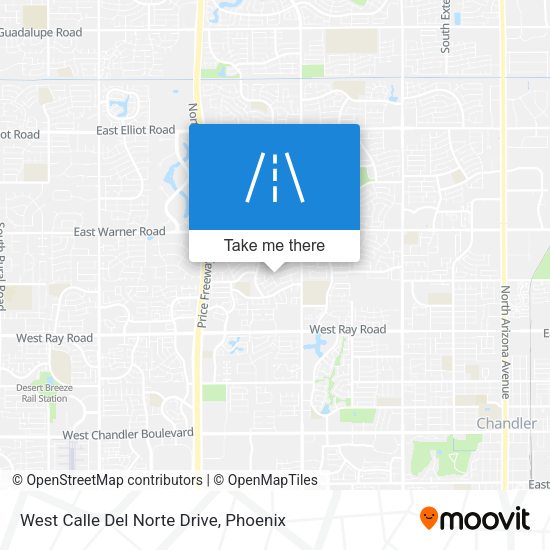 West Calle Del Norte Drive map