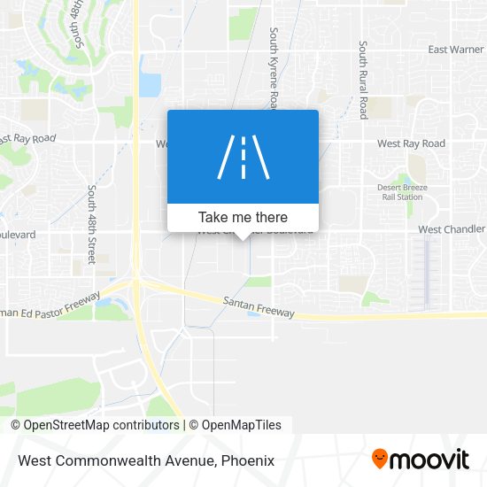 Mapa de West Commonwealth Avenue