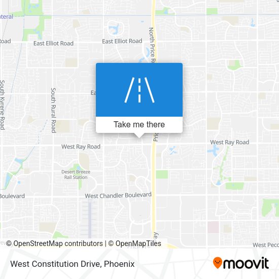 West Constitution Drive map