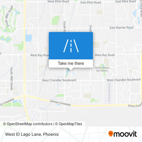 Mapa de West El Lago Lane