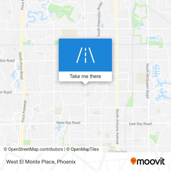 Mapa de West El Monte Place