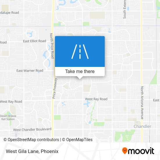 Mapa de West Gila Lane