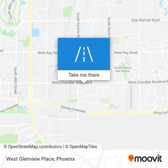 West Glenview Place map