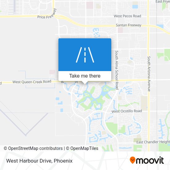 Mapa de West Harbour Drive