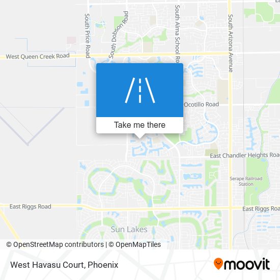 West Havasu Court map