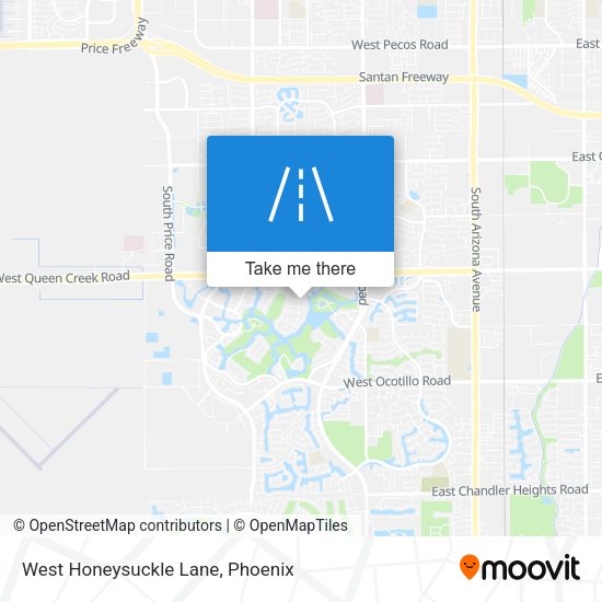 Mapa de West Honeysuckle Lane