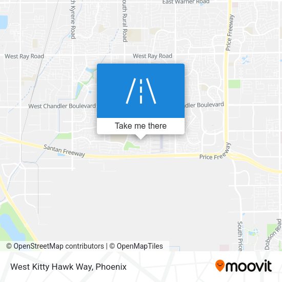 Mapa de West Kitty Hawk Way
