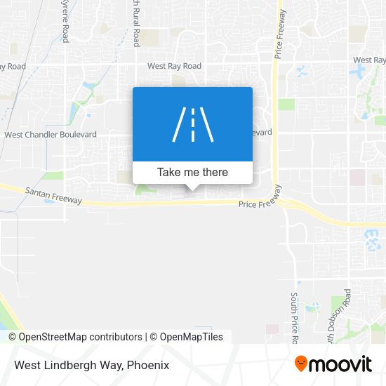 Mapa de West Lindbergh Way