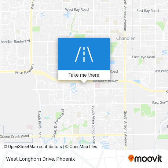 West Longhorn Drive map