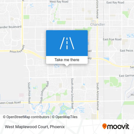 West Maplewood Court map