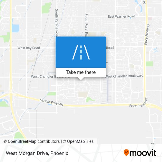Mapa de West Morgan Drive