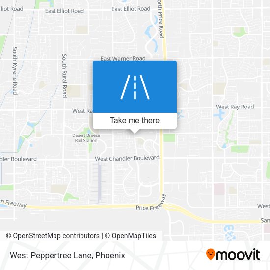 Mapa de West Peppertree Lane