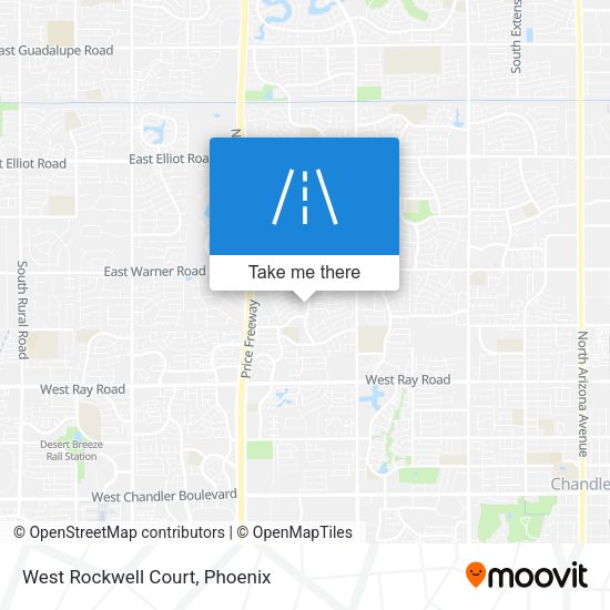 West Rockwell Court map