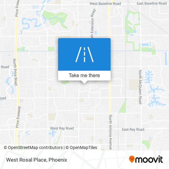 West Rosal Place map