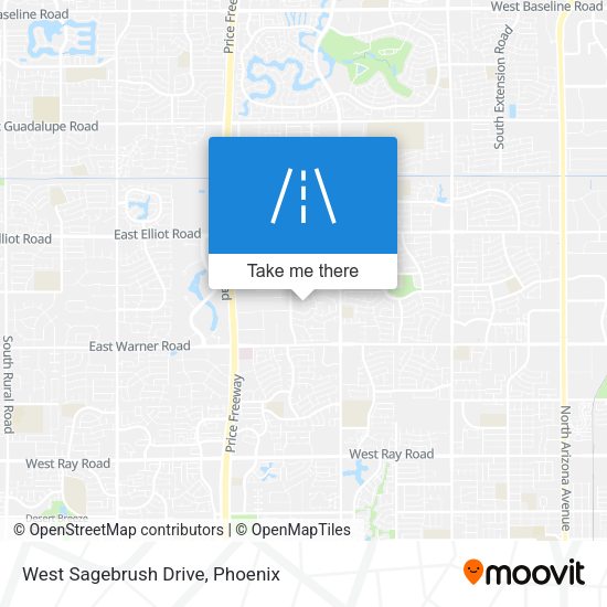 West Sagebrush Drive map