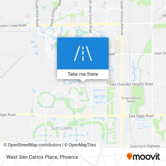 Mapa de West San Carlos Place
