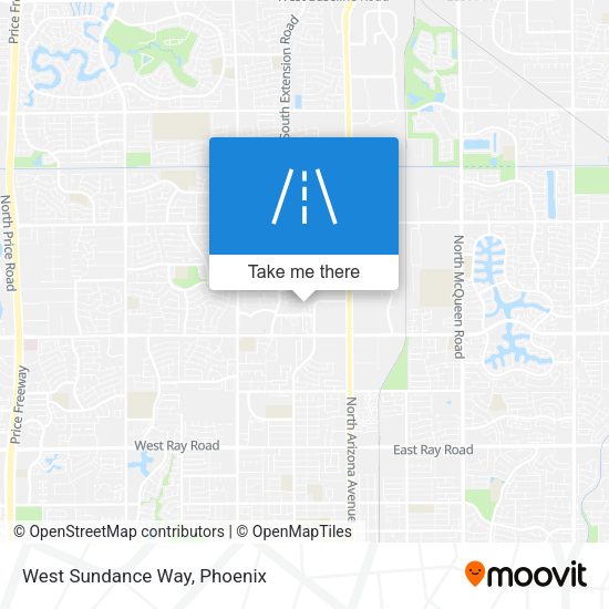 Mapa de West Sundance Way