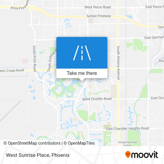 Mapa de West Sunrise Place