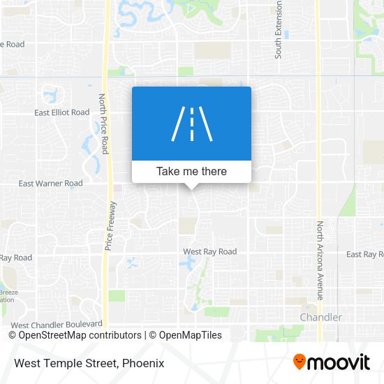 Mapa de West Temple Street