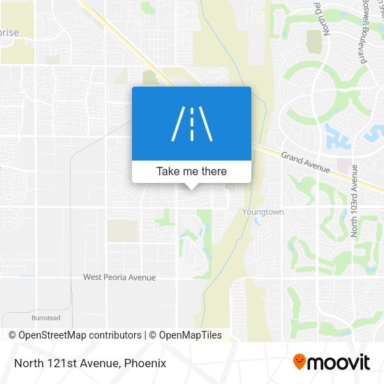 Mapa de North 121st Avenue