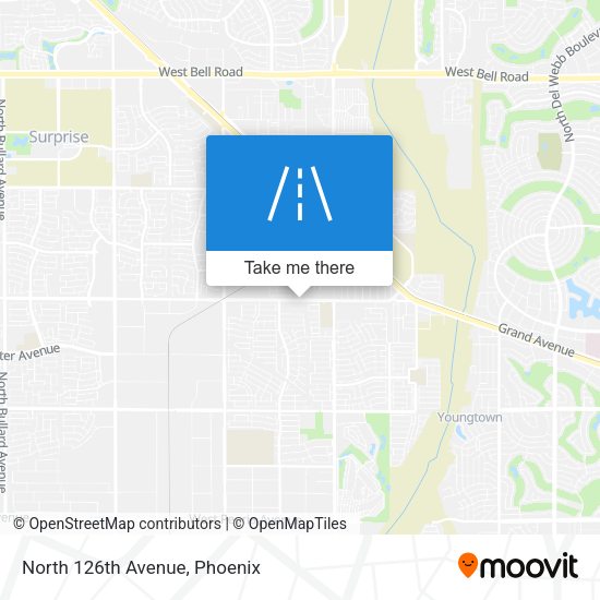 Mapa de North 126th Avenue