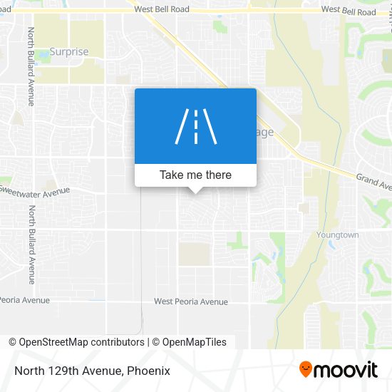 Mapa de North 129th Avenue