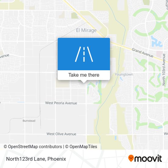 Mapa de North123rd Lane
