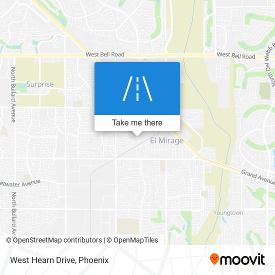 West Hearn Drive map