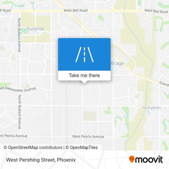 Mapa de West Pershing Street