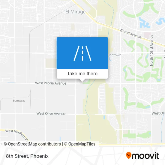 8th Street map