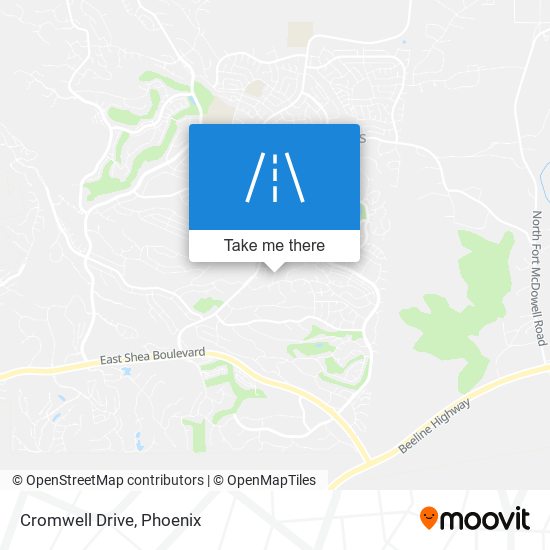 Cromwell Drive map