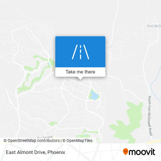 East Almont Drive map
