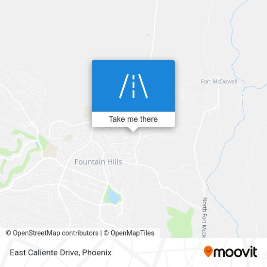 East Caliente Drive map