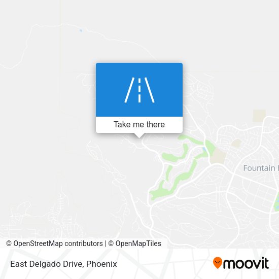 East Delgado Drive map