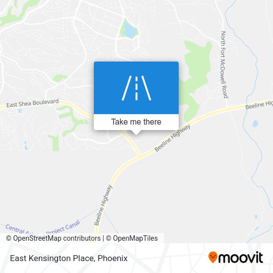 Mapa de East Kensington Place