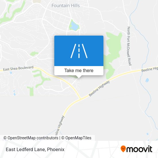 Mapa de East Ledferd Lane