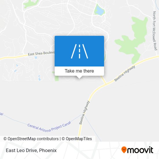 East Leo Drive map