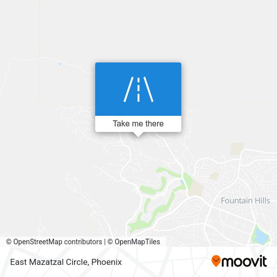 East Mazatzal Circle map
