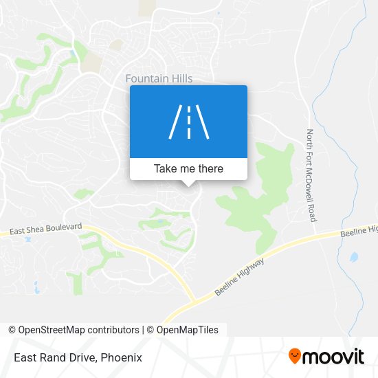 East Rand Drive map