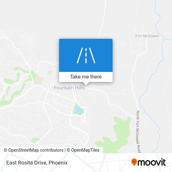 Mapa de East Rosita Drive