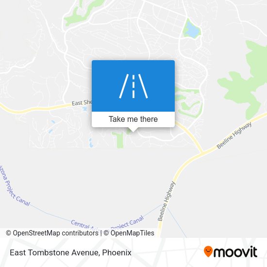 Mapa de East Tombstone Avenue