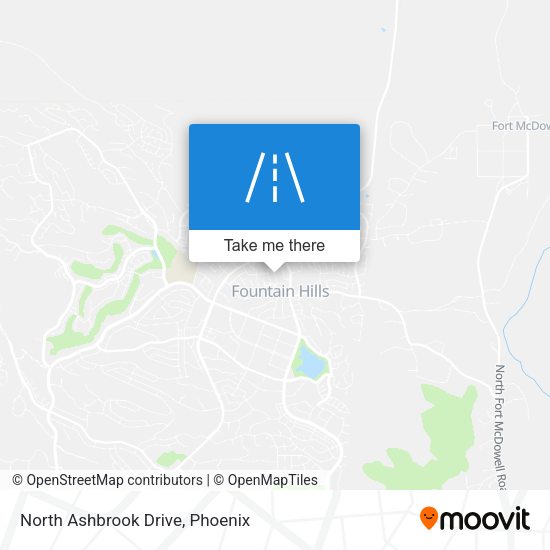 North Ashbrook Drive map